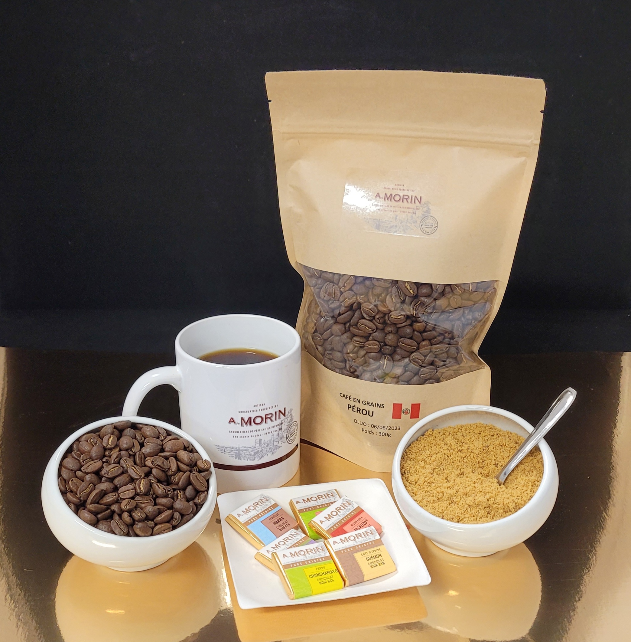 Sachet de grains de café Pérou 300g – Image 7