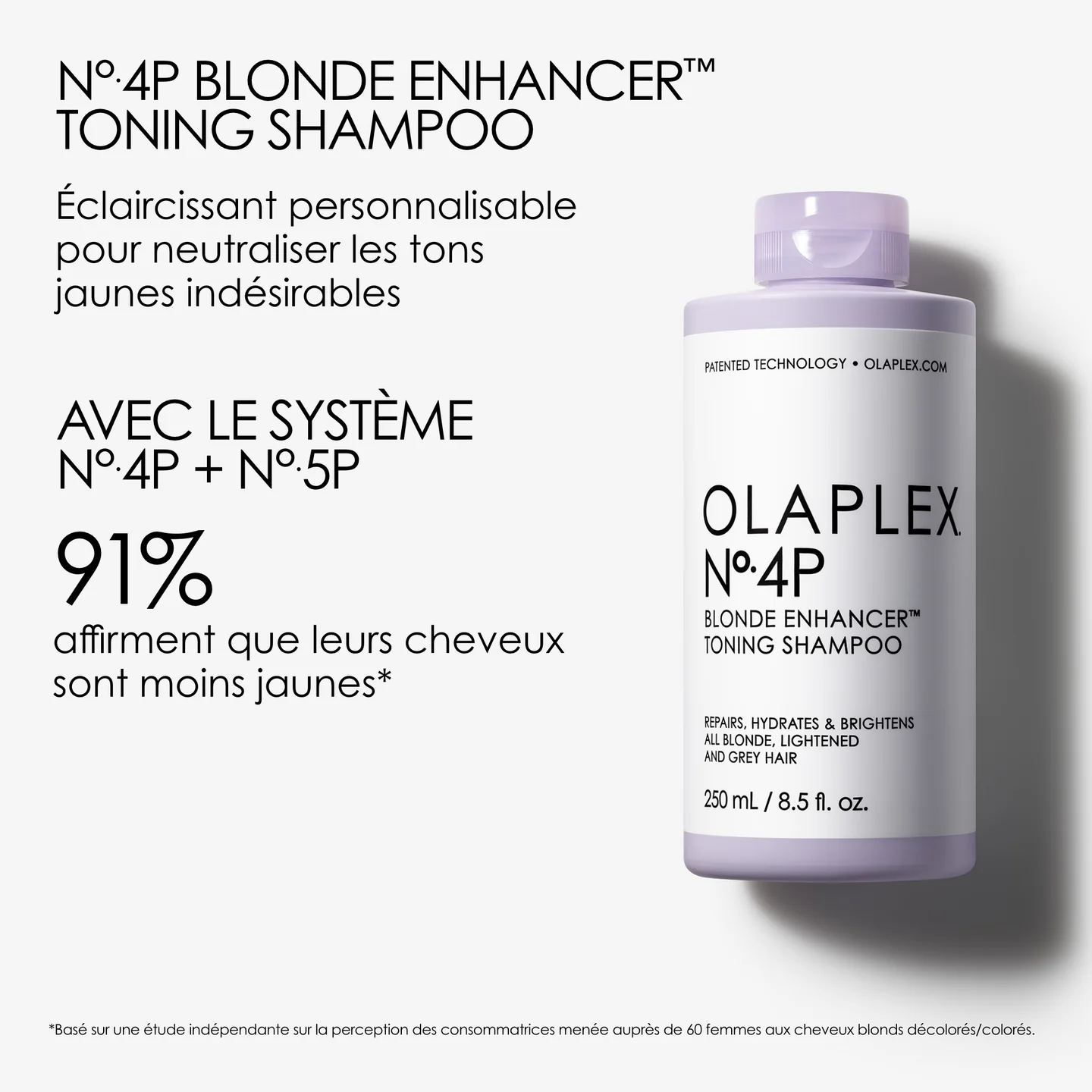Nº.4P BLONDE ENHANCER™ TONING SHAMPOO 250ML – Image 2