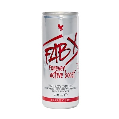 Fab X Forever Active Boost X (0 sucre, 0 calorie) – Pack x12