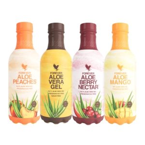 4-Pack Mix – Aloe Vera Gel – Berry – Pêche – Mango