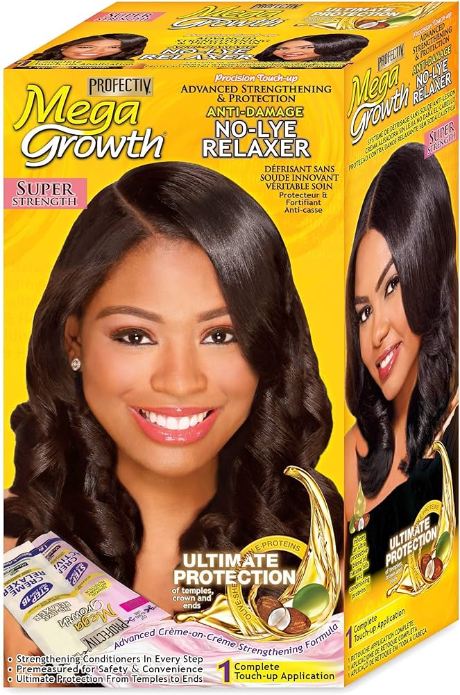 Profectiv Mega Growth No Lye 1 Touch Up Relaxer Ki t Super