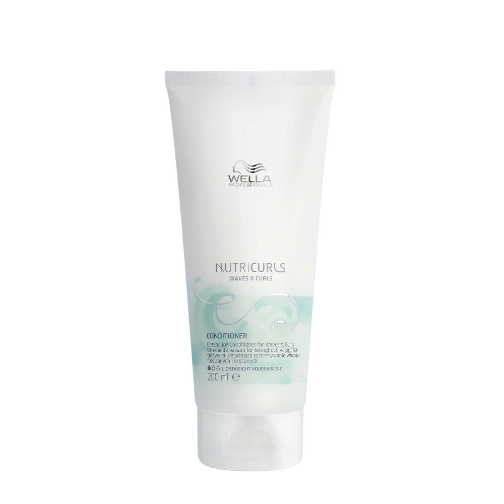 Wella Nutricurls Waves & Curls Conditioner 200ml – après-shampoing cheveux ondulés et bouclés