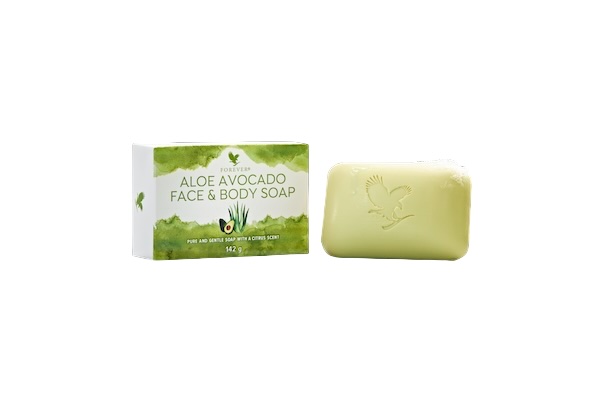 Savon Corps et Visage à l’Aloe et à l’Avocat (Aloe Avocado Face & Body Soap)