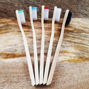 Brosse à dents en bambou compostable