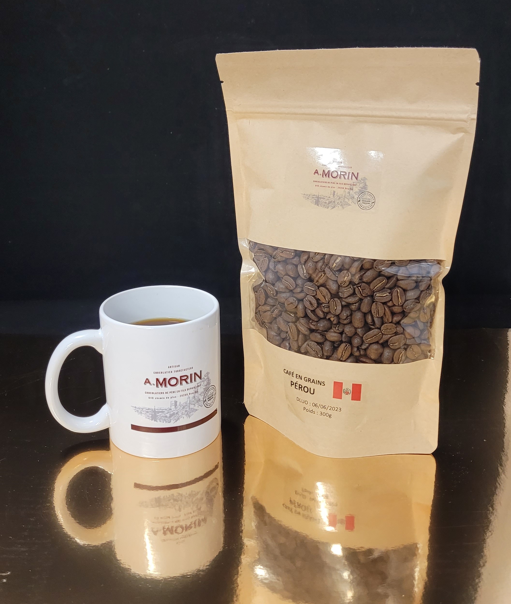 Sachet de grains de café Pérou 300g