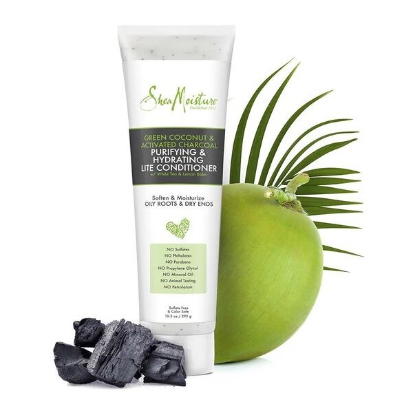 Shea moisture – L’après-shampoing revitalisant « Purifying & Hydrating » – 292g