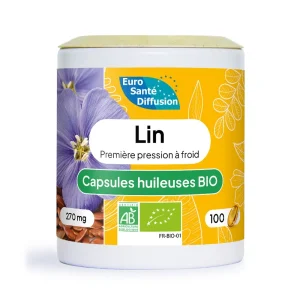 Capsules huileuses de lin Bio