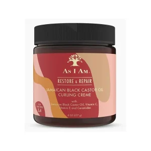 Crème pour boucles RICIN NOIR DE JAMAIQUE 227g (Restore & Repair)