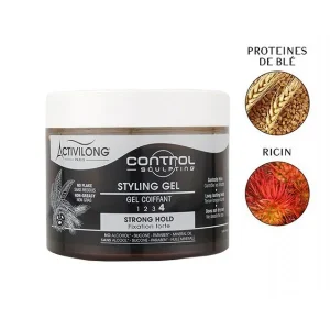 Gel coiffant fixation forte 4 sans alcool 300ml