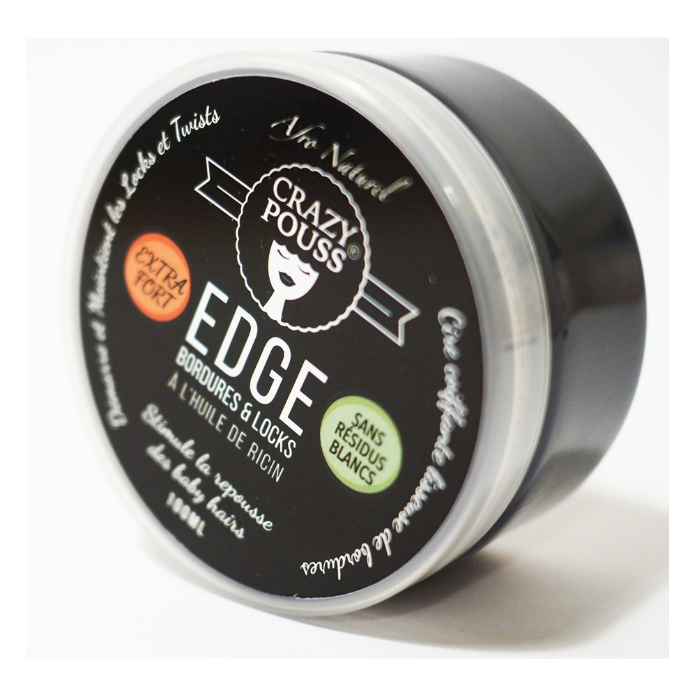 Gel de fixation NOIR EDGE CONTROL RICIN spécial BABY HAIR 100ml