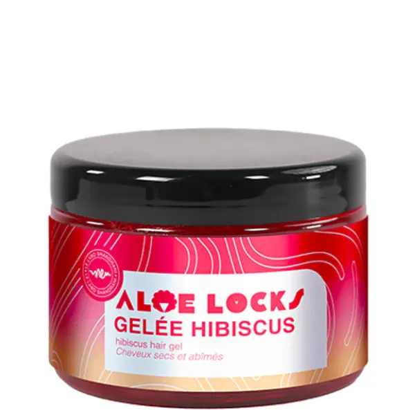 Gelée capillaire HIBISCUS pour locks, tresses et vanilles 300ml (Aloé Locks)
