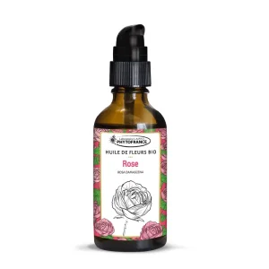 Huile de fleurs de rose bio