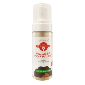 CRAZY POUSS – Mousse coiffante 150ml Produit capillaire pour éliminer facilement vos frisottis et sublimer vos boucles