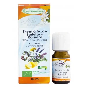 Huile Essentielle de Thym à feuilles de Sarriette Bio