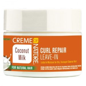 Crème sans rinçage réparation boucles COCONUT MILK 326g (Curl Repair Leave in)