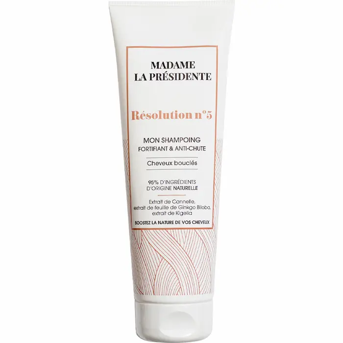 SHAMPOING ANTI-CHUTE CHEVEUX BOUCLÉS – MADAME LA PRÉSIDENTE