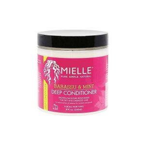 MASQUE DE SOIN A L’HUILE DE BABASSU & MINT – BABASSU OIL & MINT DEEP CONDITIONER