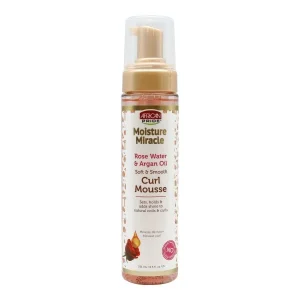 Mousse capillaire spéciale boucles ROSE WATER & ARGAN OIL 251ml