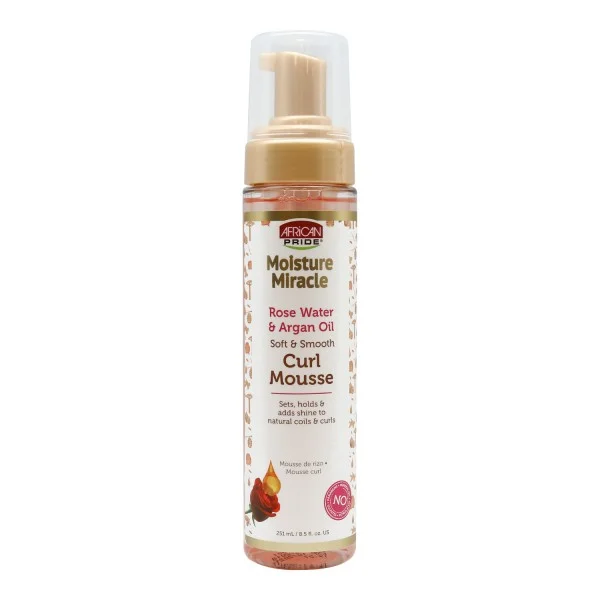 Mousse capillaire spéciale boucles ROSE WATER & ARGAN OIL 251ml