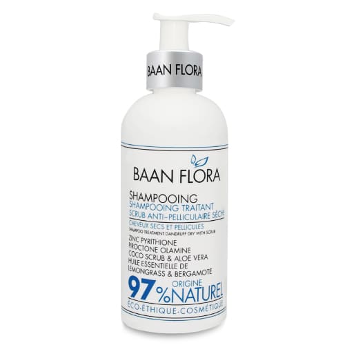 Shampooing traitant scrub anti-pelliculaire sèche