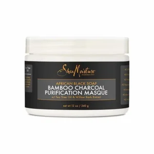 MASQUE PURIFIANT BLACK SOAP BAMBOO CHARCOAL PURIFICATION – SHEA MOISTURE