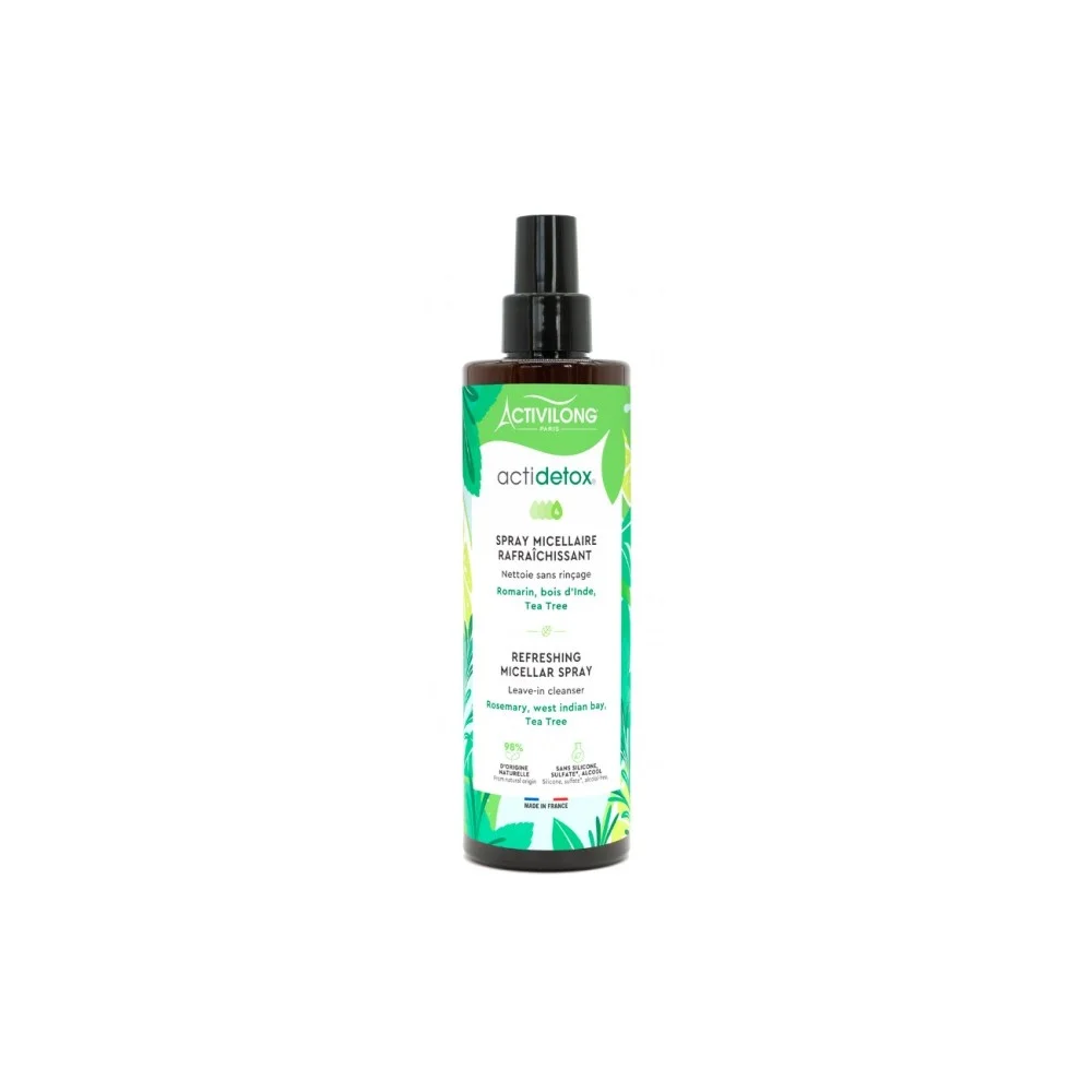 Spray micellaire rafraichissant ACTIDETOX 250ml