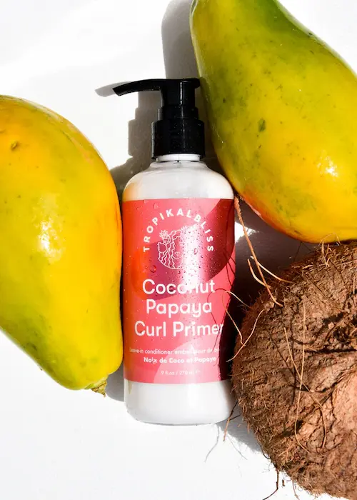 LEAVE IN COCONUT PAPAYA CURL PRIMER – TROPIKALBLISS – Image 2