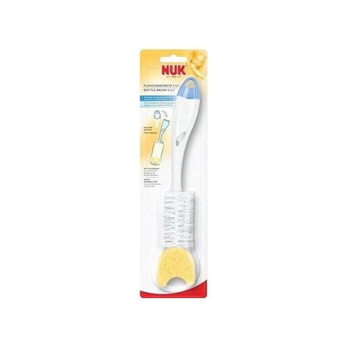 Nuk brosse biberon 2 en 1