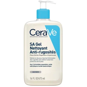 Cerave Body SA Gel Nettoyant Sa Anti-rugosités pour les peaux sèches et rugueuses 473ml