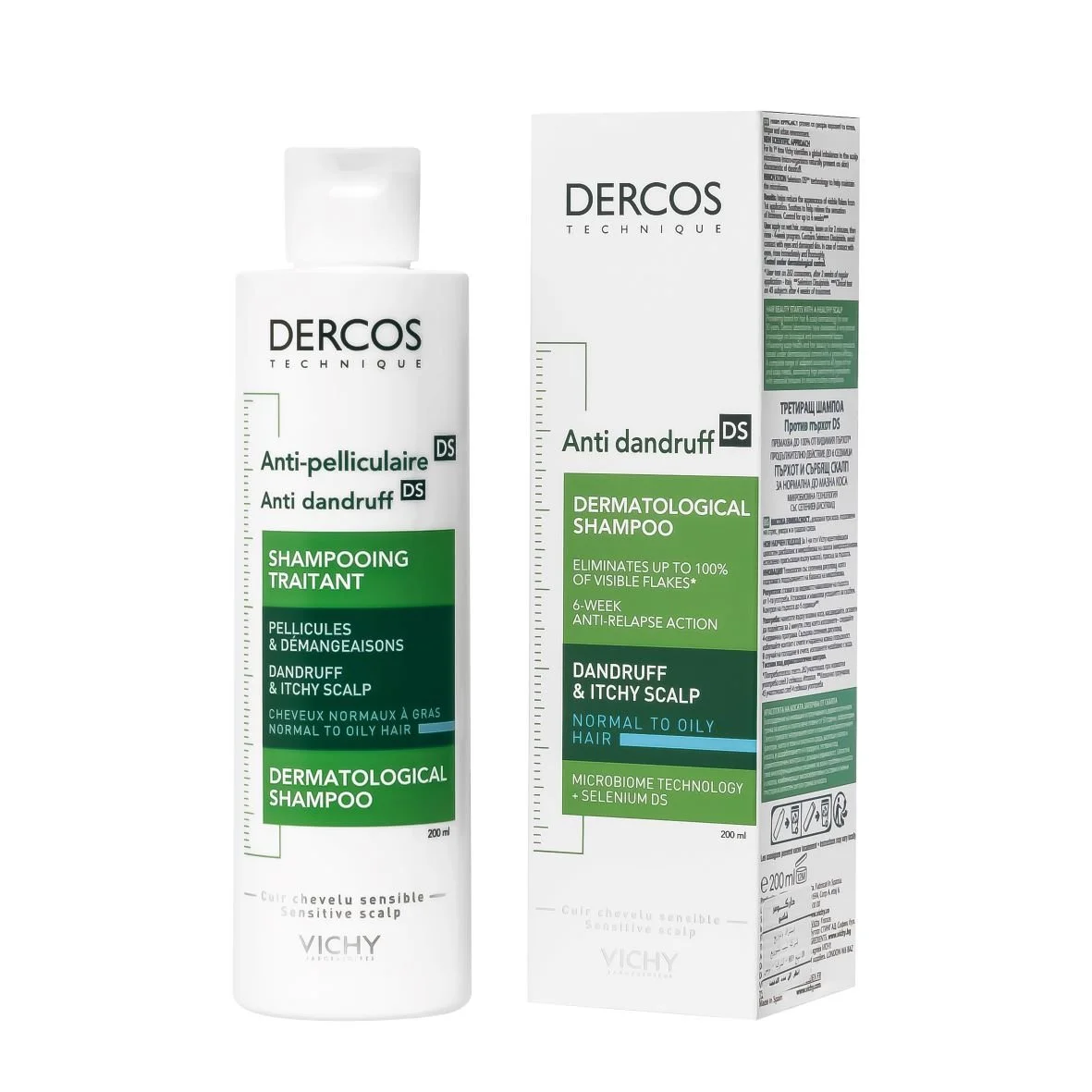 VICHY DERCOS Shampooing Anti Pelliculaire