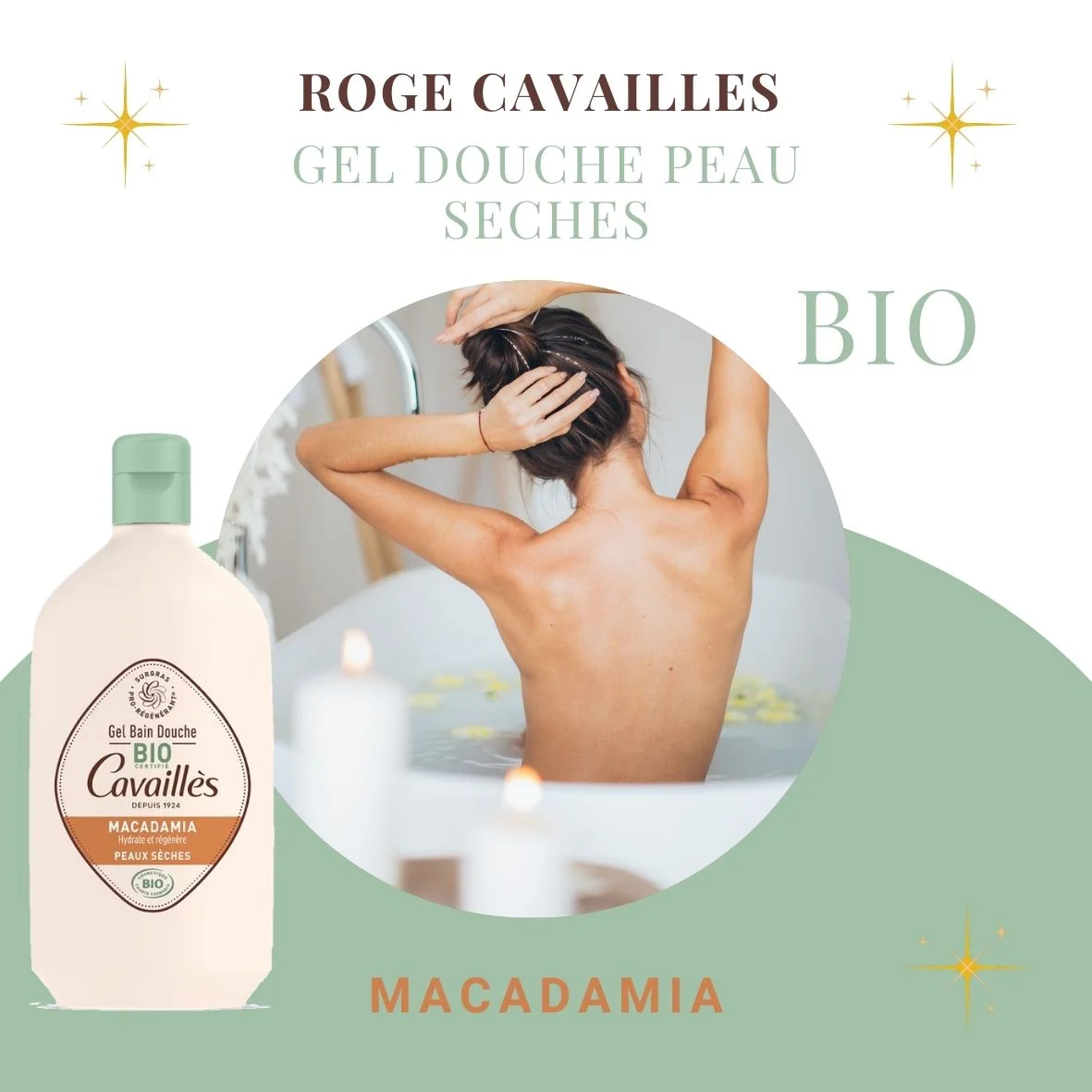ROGE CAVAILLES Gel Bain Douche Macadamia – Image 3