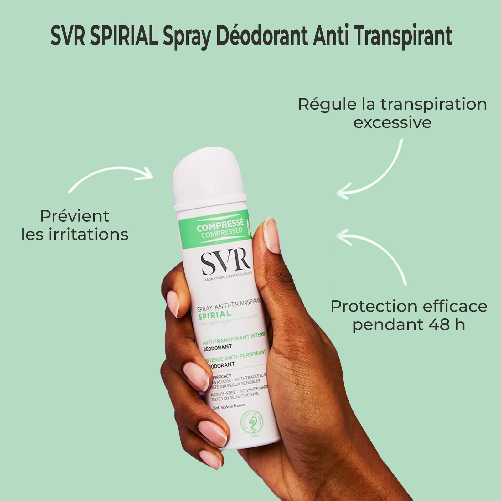 SVR SPIRIAL Spray Déodorant Anti Transpirant – Image 2