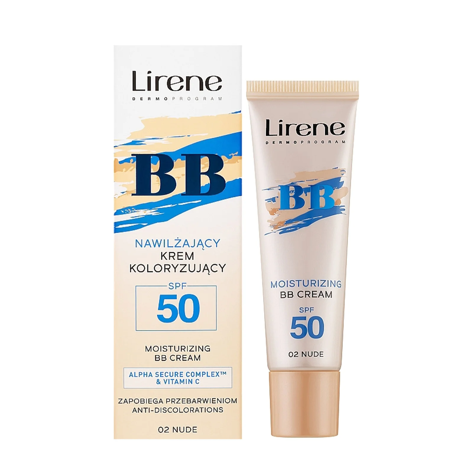 LIRENE BB Crème SPF 50, 02 Nude