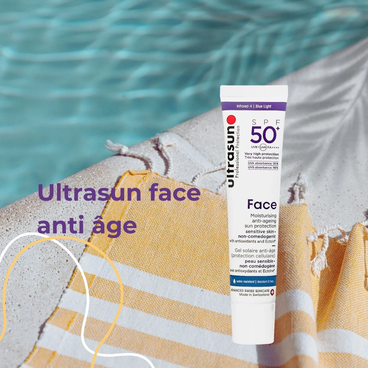 ULTRASUN Face Extra Gel Solaire Anti-âge SPF 50+ – Image 2