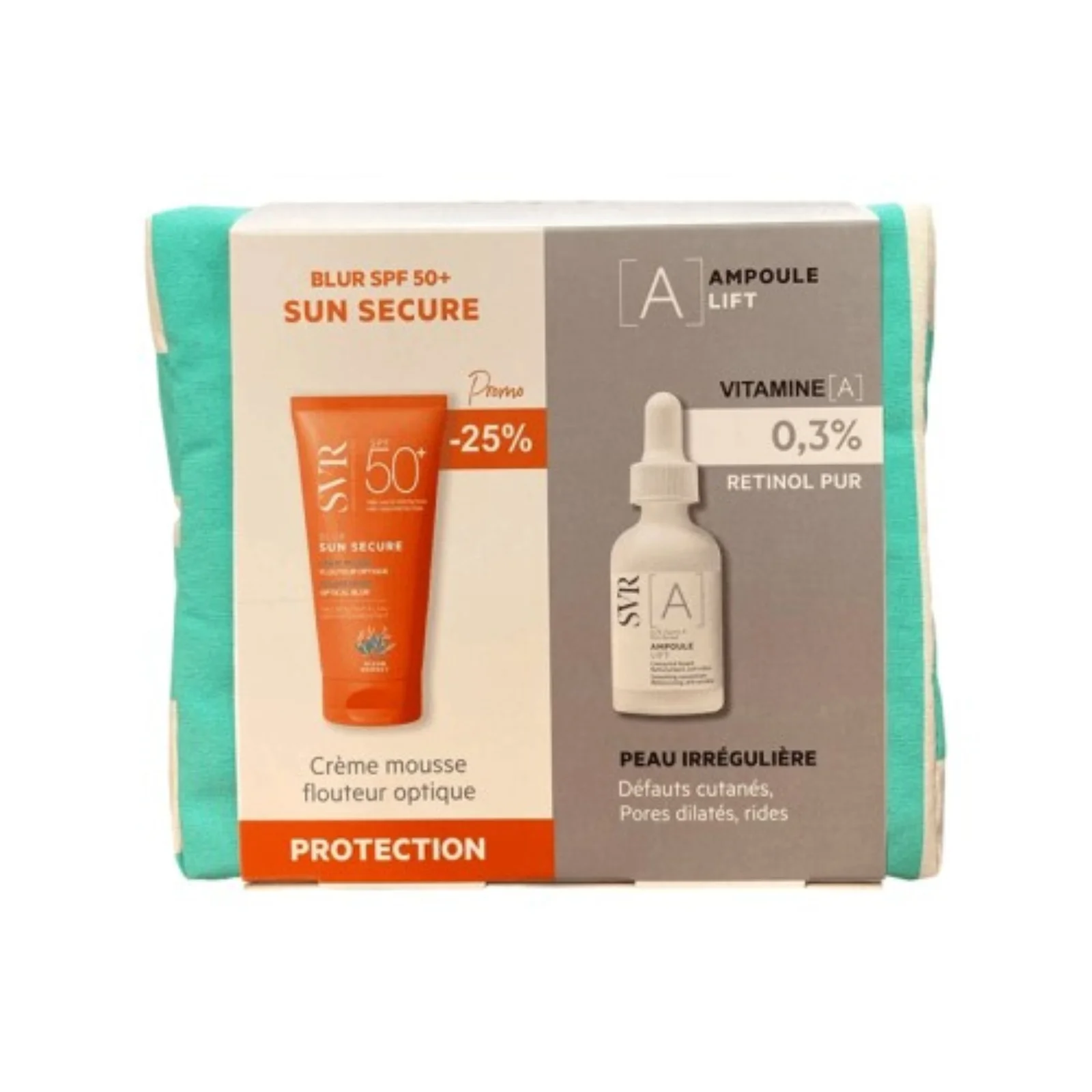SVR Trousse Ampoule A LIFT + Sun Secure Blur