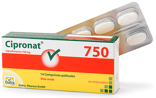CIPRONAT 750 mg