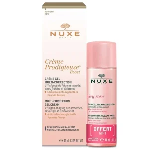 NUXE Crème Prodigieuse Boost + Very Rose Eau micellaire Offerte
