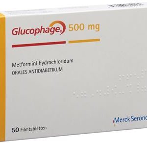 GLUCOPHAGE  500 mg