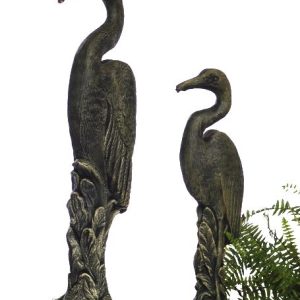 Statue grande aigrette