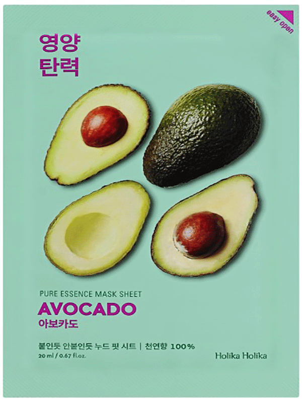 HOLIKA HOLIKA Pure Essence Mask Sheet – Avocado