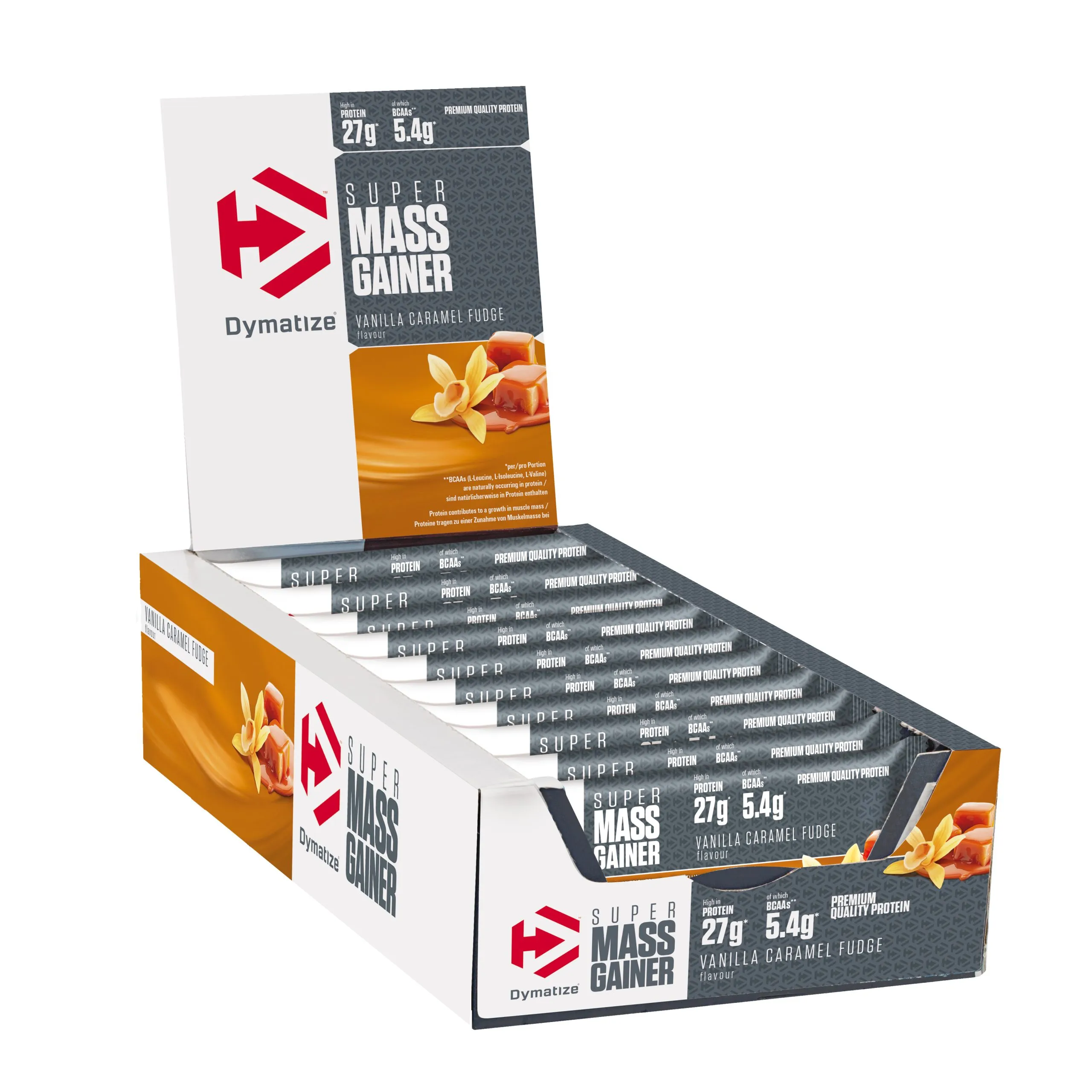 Barres Protéinées Super Mass Gainer Dymatize : boite de 10 barres