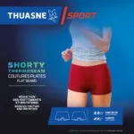 Shorty ThermoSeam technique pour le sport Thuasne Sport – Image 4
