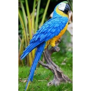 PERROQUET/ARA bleu et jaune