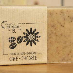 Savon exfoliant café chicorée