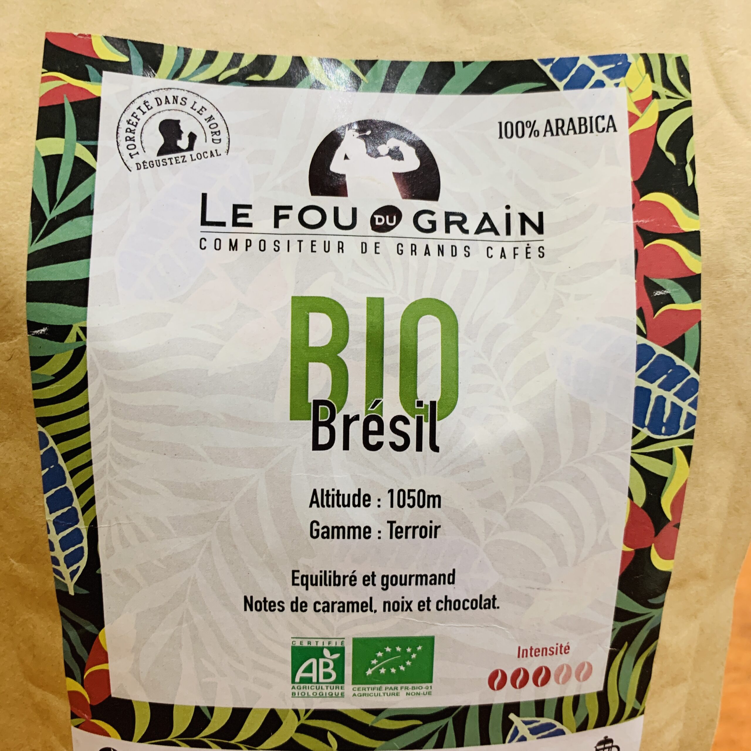 Café – Brésil – Bio – Le Fou Du Grain