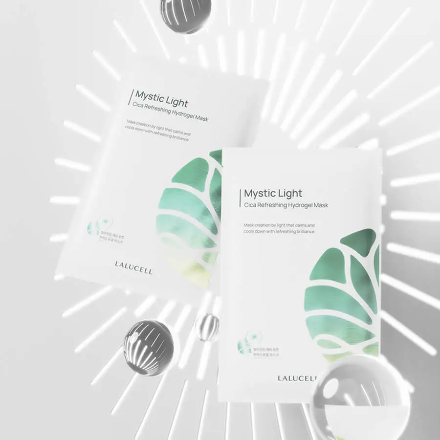 LALUCELL Mystic Light Cica Refreshing Hydrogel Mask – Image 2