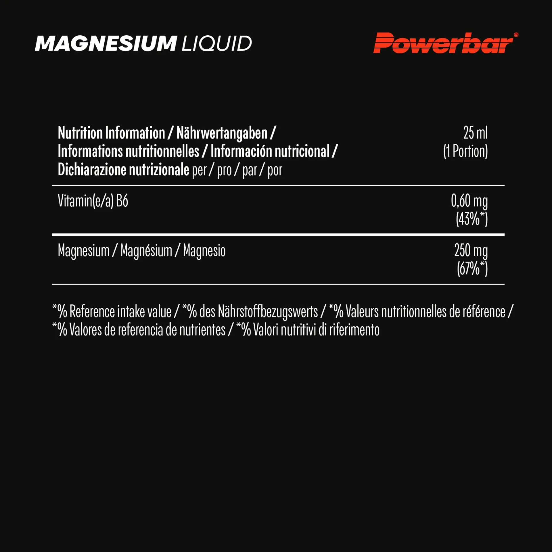 Complément Alimentaire Magnesium Liquid POWERBAR – 20x25ml – Image 4