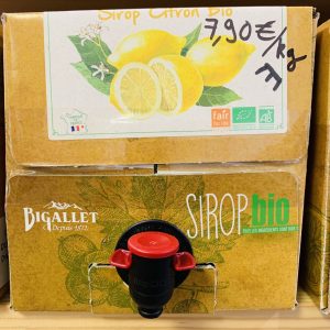 Sirop citron – bio
