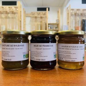 Gelée de framboise de Cysoing – bio et local