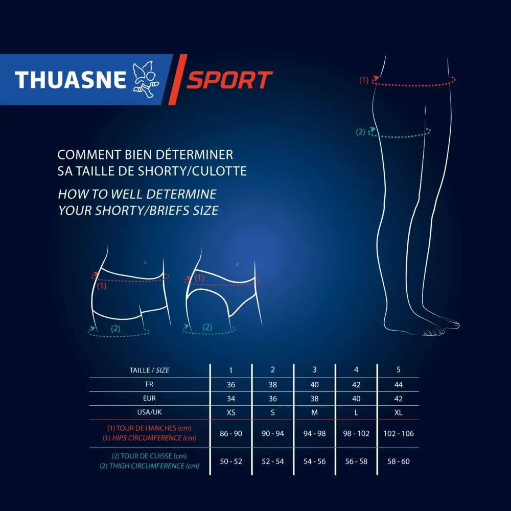 Shorty ThermoSeam technique pour le sport Thuasne Sport – Image 6